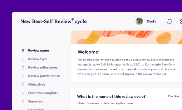 New Best-Self Review cycle